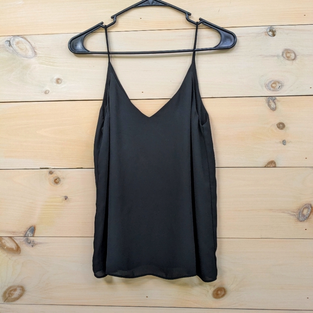 Black loose fit tank